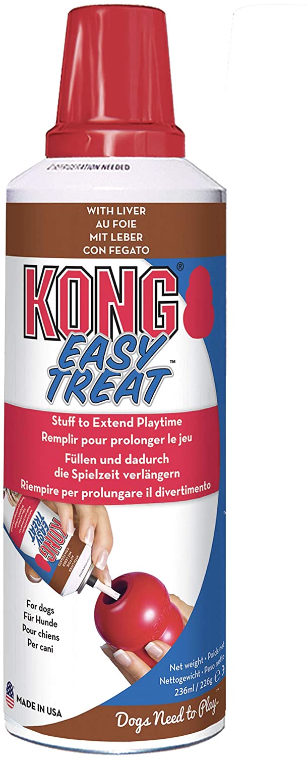 KONG - Easy Treat - Mousse per Cani - 227 g (8 Ounce) - Fegato KONG - Easy Treat - Mousse per Cani - 227 g (8 Ounce) - Fegato